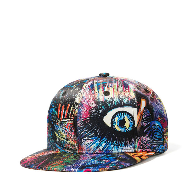 Abstract Graffiti Three-dimensional Pattern Cap - Image 3