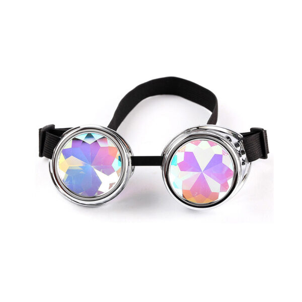 Kaleidoscope Steampunk Goggles Round Wind-proof