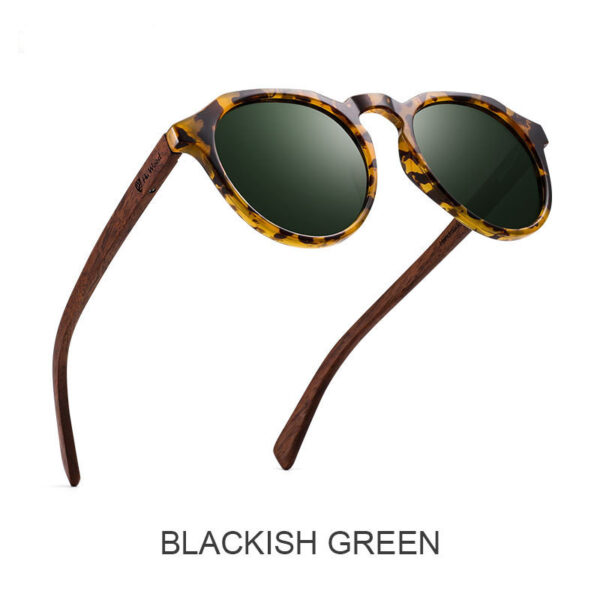 Polarized Round Frame Sunglasses