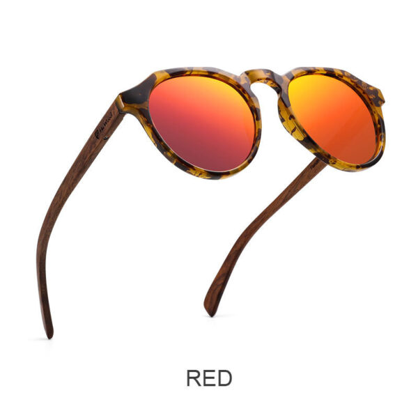 Polarized Round Frame Sunglasses - Image 3