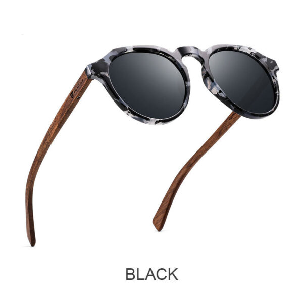 Polarized Round Frame Sunglasses - Image 5