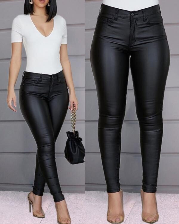 Pure Color Sexy Feet Pants Women Trousers