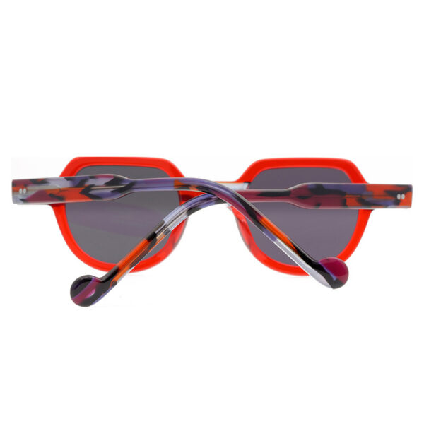 Niche Retro Literary Style Resin Sunglasses - Image 9