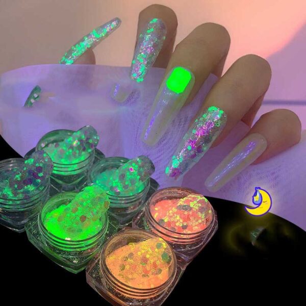 Festival Glow Nail Art Sequin Kit