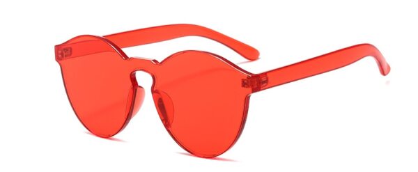 Therapy Color Festival Frameless Conjoined Jelly Transparent Sunglasses (12 colours) - Image 2