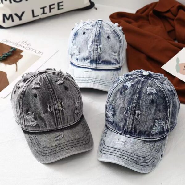 Vintage Vibe Washed Denim Cap