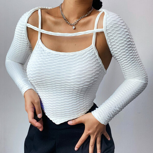 Two-piece Jacquard Bubble Cloth Sling - Image 2