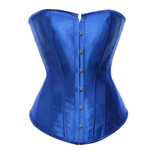 Corset Smooth Satin Cloth Gather Breast Support - Image 8