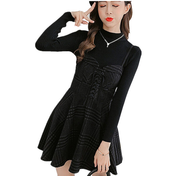 Woolen sling dress suit