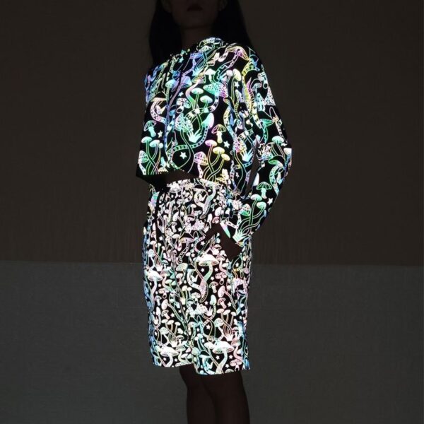 New Mushroom Reflective Hoodies - Image 3