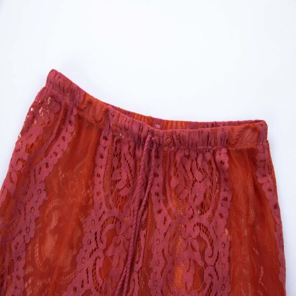 Lace perspective trousers women lace - Image 2