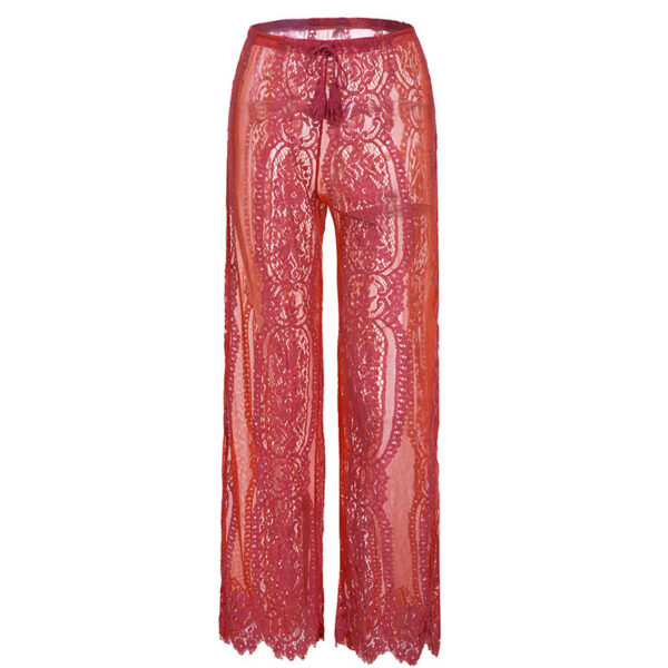 Lace perspective trousers women lace - Image 7