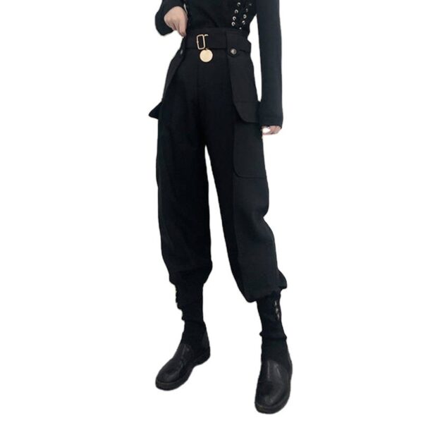 High-waisted strapping overalls for women - Image 2
