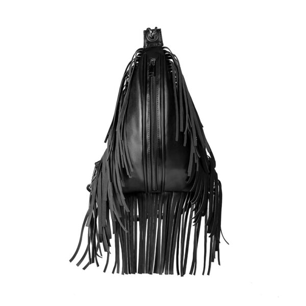 Leather Women's Backpack Tassel - Image 6
