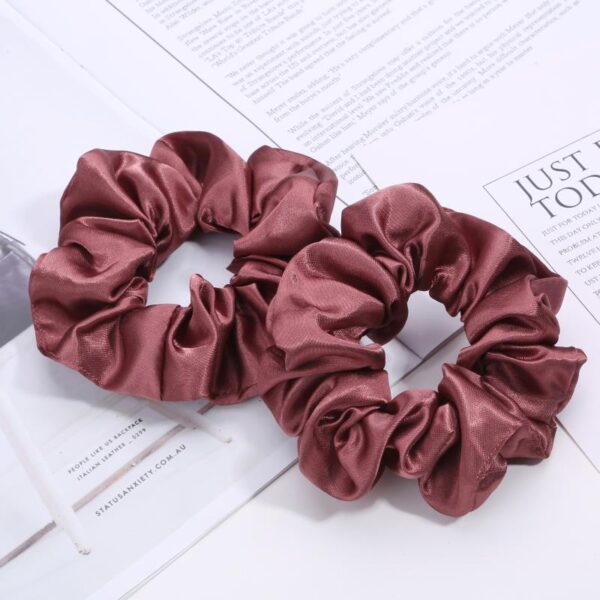 Pure Color Headdress Hair Rope - Image 5