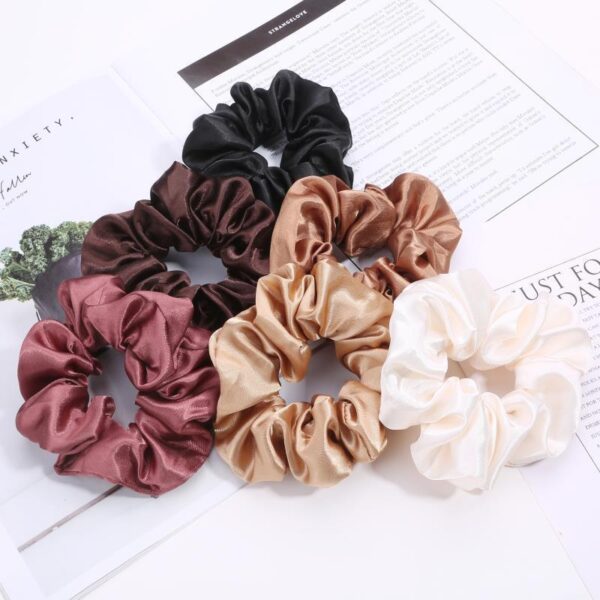 Pure Color Headdress Hair Rope - Image 7