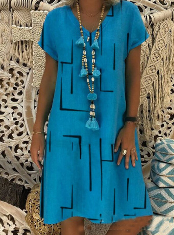 V-neck Summer Dress - Image 2