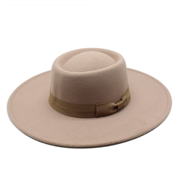 Woolen Cloth 9.5cm Big Eaves Hat - Image 8