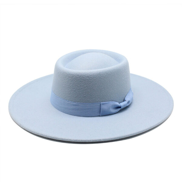 Woolen Cloth 9.5cm Big Eaves Hat - Image 7