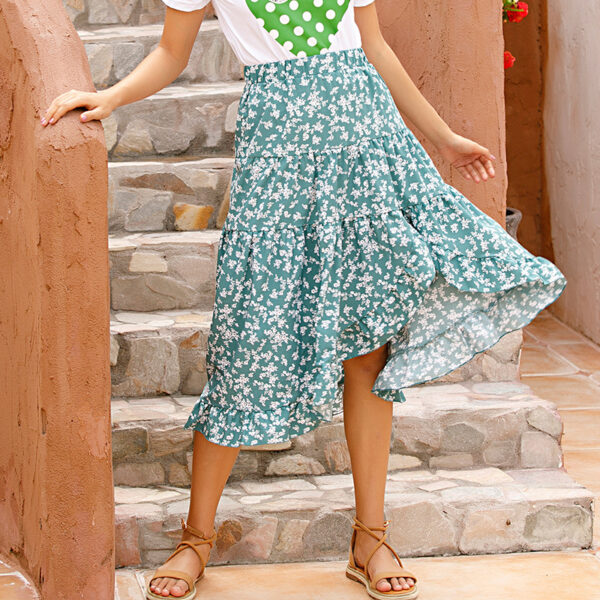 Chiffon Floral Skirt - Image 4