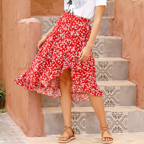 Chiffon Floral Skirt - Image 2