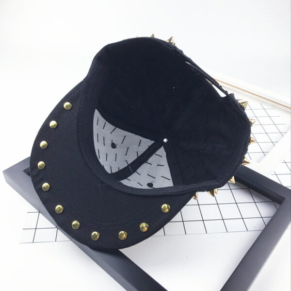 Punk style rivet baseball hat - Image 2