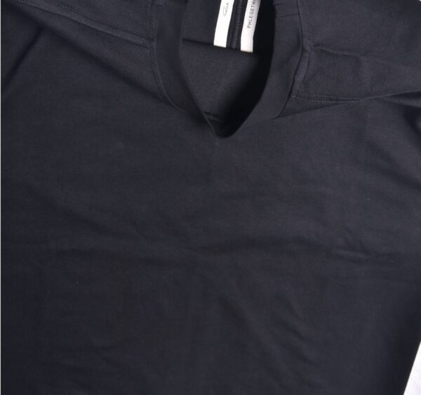 Deep-black Loose Casual T-shirt - Image 6
