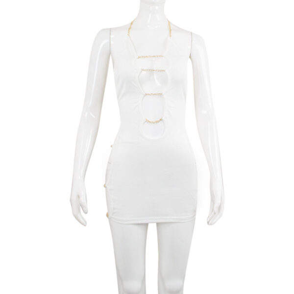 Mesh Neck Halter with Cutout Design - Image 8