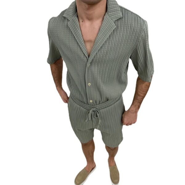 Men's Suit Stripe Two Piece Suit - Image 3