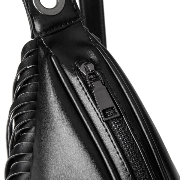 Leather Women's Backpack Tassel - Image 3