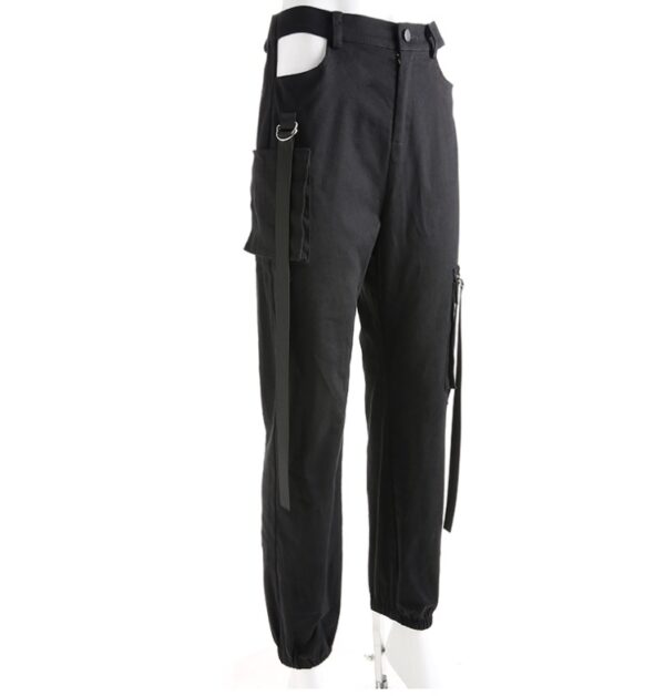 Black High Waist Pencil Pants - Image 4
