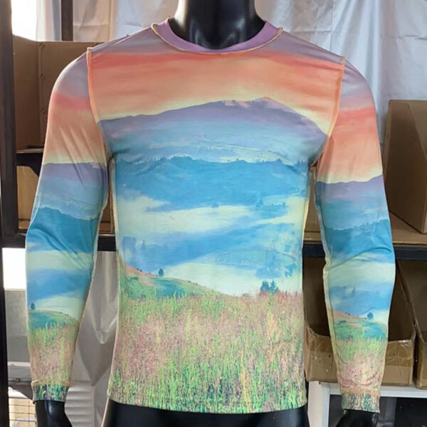 Turtleneck Long Sleeve Sunshine Bottoming Shirt - Image 8