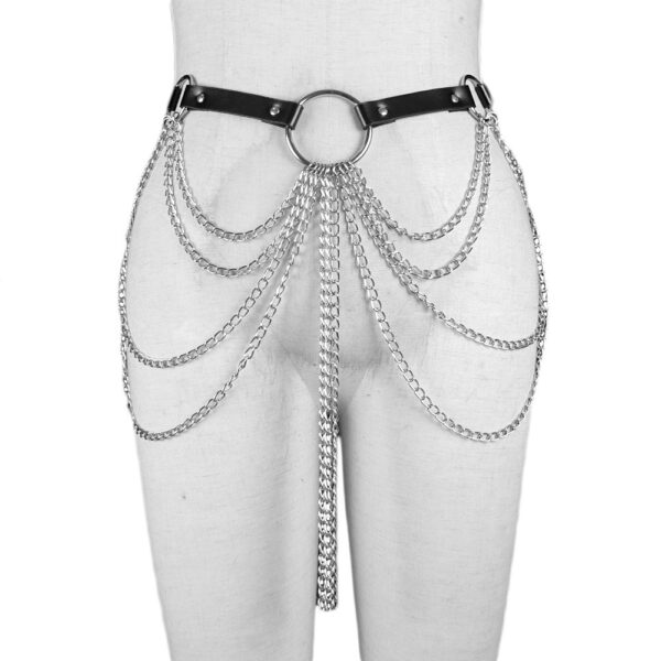 Multi-layer Belt Metal Chain Decoration Tassel Waist Chain Jewelry - Image 5