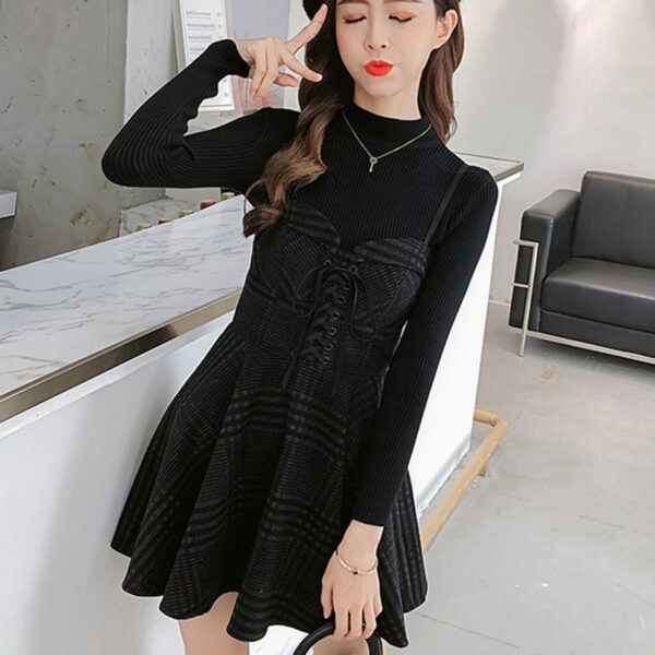 Woolen sling dress suit - Image 6