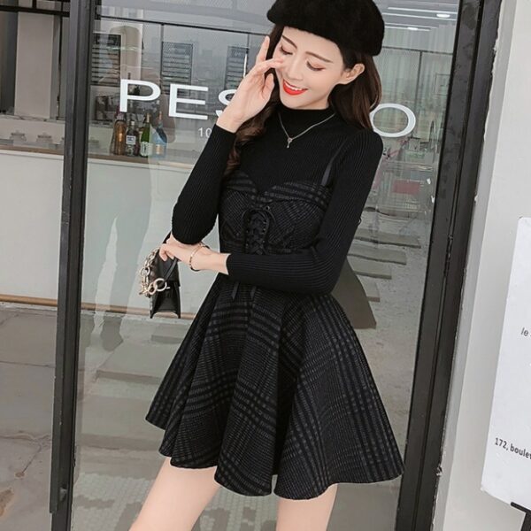 Woolen sling dress suit - Image 3