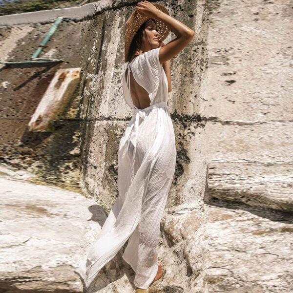 Wrinkled cloth beach Belt Suit - Image 2
