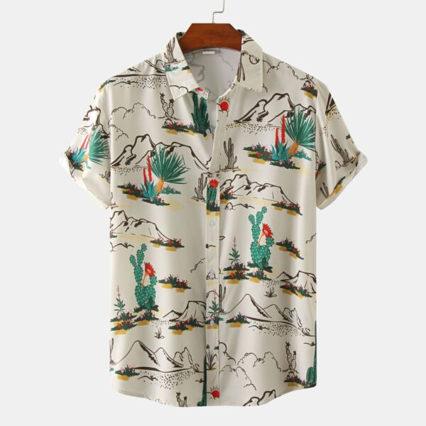 Fashion Casual Shirt Short Sleeve - Image 10