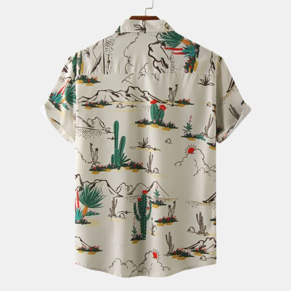 Fashion Casual Shirt Short Sleeve - Image 4