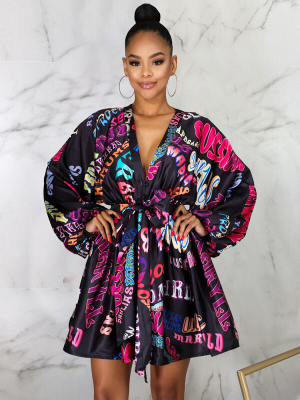 Festival print dress