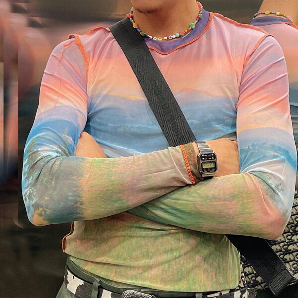 Turtleneck Long Sleeve Sunshine Bottoming Shirt - Image 3
