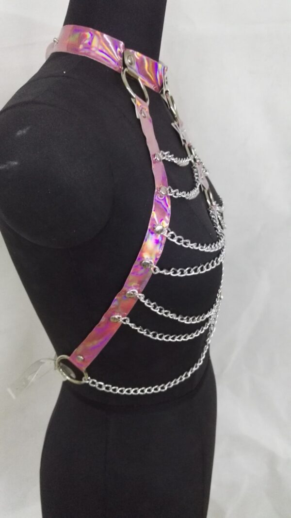 Women Halter Color Body Harness - Image 6