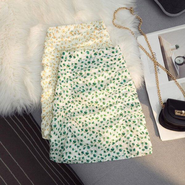 Embroidered Floral Skirt Women