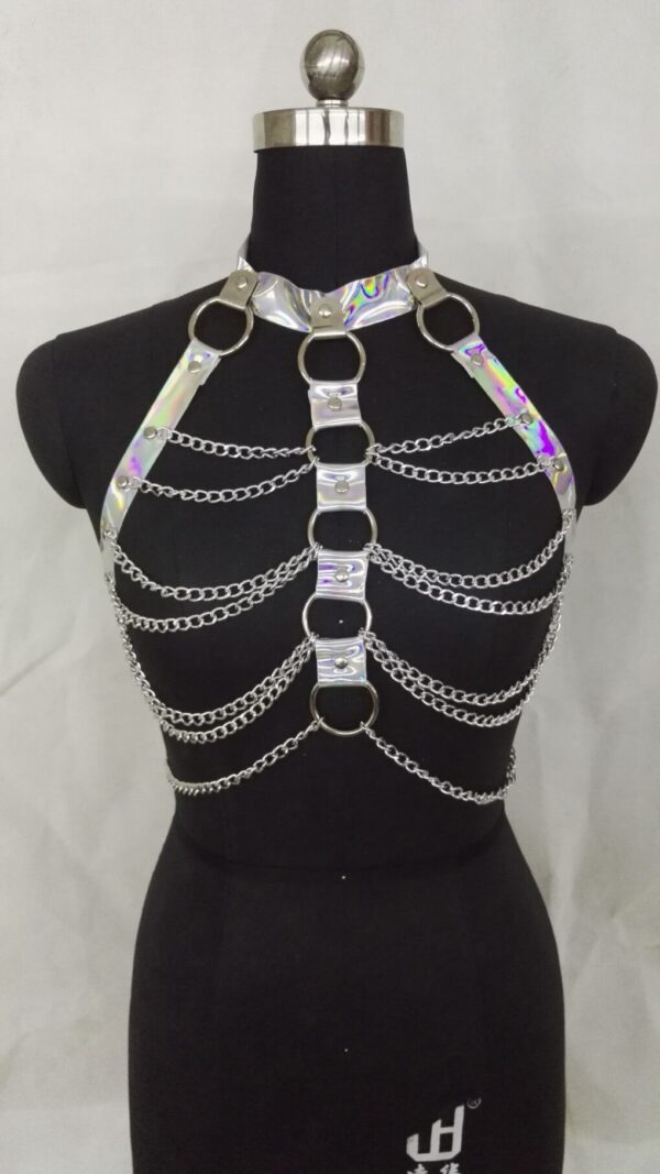 Women Halter Color Body Harness - Image 8