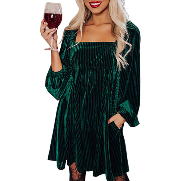 Loose Long Sleeve Dress - Image 7