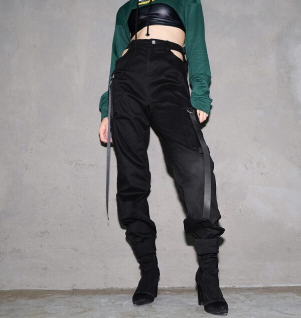 Black High Waist Pencil Pants