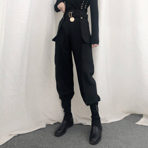 High-waisted strapping overalls for women - Image 3
