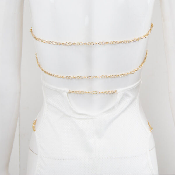 Mesh Neck Halter with Cutout Design - Image 7