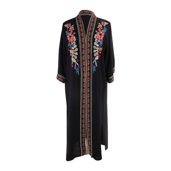 Sun-Kissed Chic: Beach Cotton ladies' bathrobe - Image 6