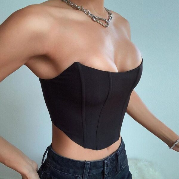 Satin Cloth Wrapped Corset - Image 2