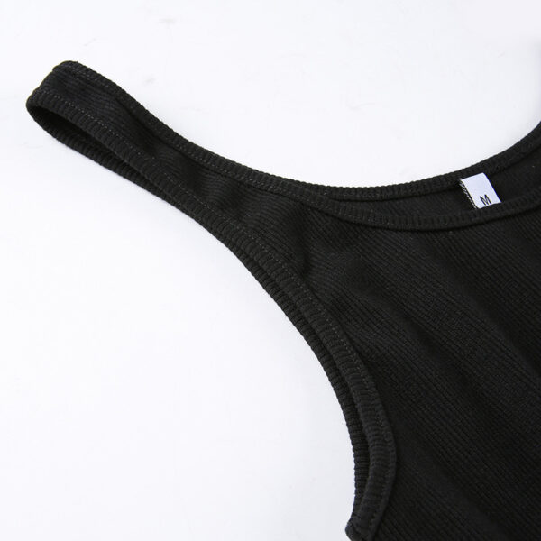Hot Girl Midriff Outfit Jumpsuit, Solid Colour - Image 5